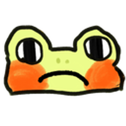 Frog Blush Shy emoji
