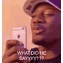 What Did He Say Text emoji