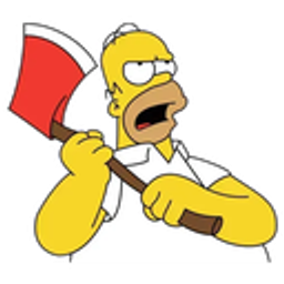 Simpsonaxe emoji