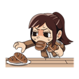 Sasha Eating emoji
