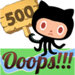 Github Down 500 Oops emoji