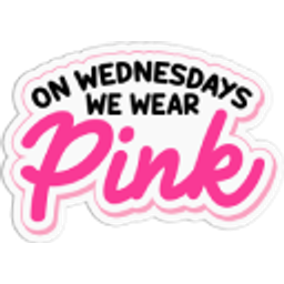 On Wednesdays We Wear Pink emoji