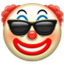 Clown Sunglasses emoji