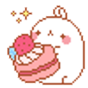Molangmacaron emoji
