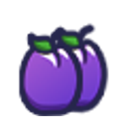 Plums emoji