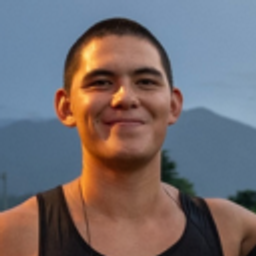Smiling Guy Backpack Mountain emoji