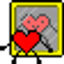 Mirror Heart emoji