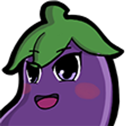Eggplant Cute emoji