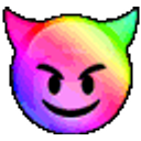 Rainbow Devil emoji