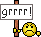 Grrrr emoji