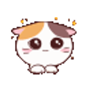 Kitty Excited emoji