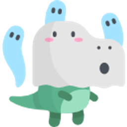 Dino Ghost emoji