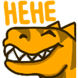 Dino Laugh emoji