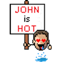 John Is Hot emoji