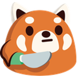 Redpandaknife emoji