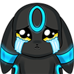 Umbreon Shiny Cry emoji