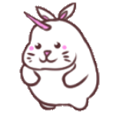 Unicorn Bunny emoji