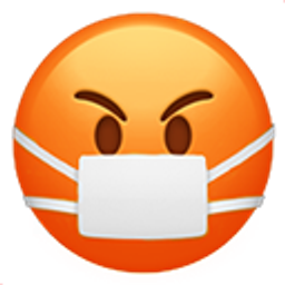 Angry With Mask emoji