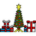 Presents Under Xmastree emoji