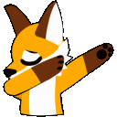 Fox Dab emoji
