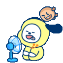 A Bt21 Hot emoji