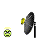 Satellite Angel emoji