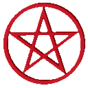 Pentagram Red Spin emoji