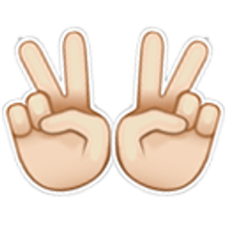 Deuces emoji