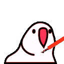 Backwardslightsaberparrot emoji