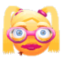 Nerdy Girl emoji