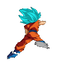 Goku Kamehameha Charge emoji