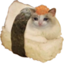 Sushi Cat emoji