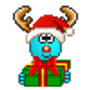 Reindeer Blue emoji