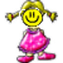 Pigtails Smile emoji