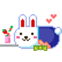 Waiter Bunny emoji