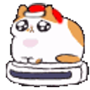 Cat Roomba Christmas emoji