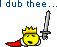 I Dub Thee emoji