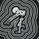 Skeleton Trippy emoji