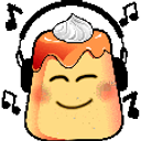 Jammin Pudding emoji