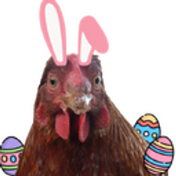 Chicken Easter emoji