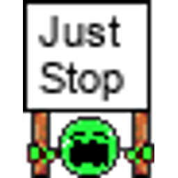 Just Stop emoji