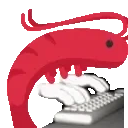 Shrimping emoji
