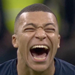 Mbappe Happy emoji