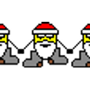 Santa Hold Hands emoji