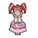 Anime Girl Pink Dress emoji