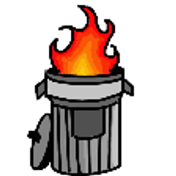 Trash Blazing emoji