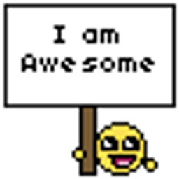 I Am Awesome emoji