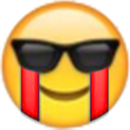 Cool Cry Blood emoji