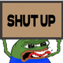 Pepe Shutup emoji