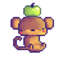 Monkey Apple emoji